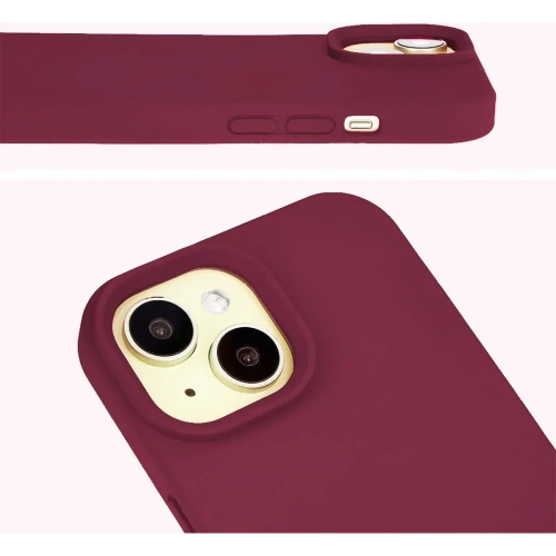 Kup Etui silikonowe Bizon Soft Case do Apple iPhone 15 ciemnofioletowe - BIZ4958 - {ean13} - Sklep Home Screen