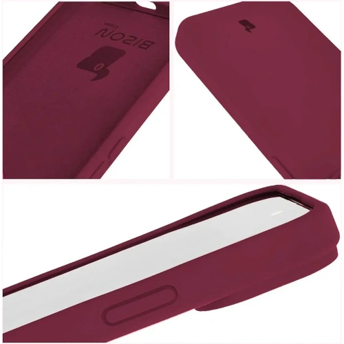 Kup Etui silikonowe Bizon Soft Case do Apple iPhone 15 ciemnofioletowe - BIZ4958 - {ean13} - Sklep Home Screen