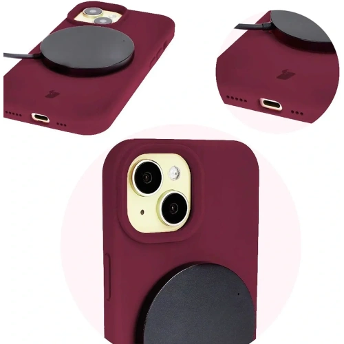 Kup Etui silikonowe Bizon Soft Case do Apple iPhone 15 ciemnofioletowe - BIZ4958 - {ean13} - Sklep Home Screen