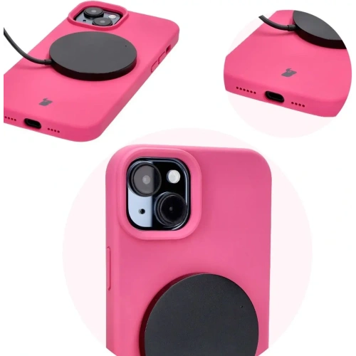Kup Bizon Soft Case Apple iPhone 15 Plus fuchsia - BIZ5531 - {ean13} - Sklep Home Screen
