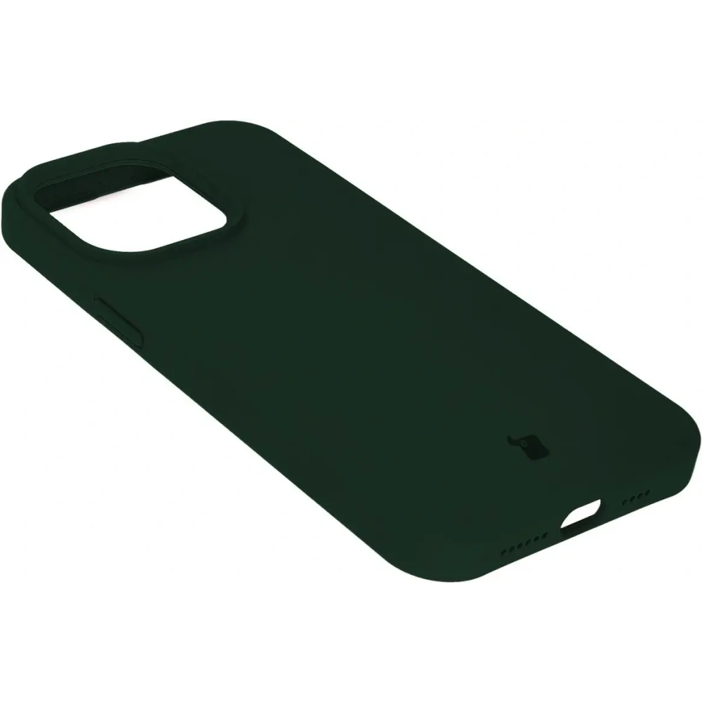 Etui silikonowe Bizon Soft Case do Apple iPhone 15 Pro Max ciemnozielone