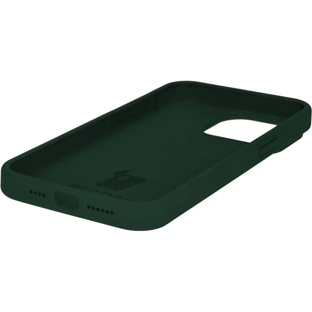 Etui silikonowe Bizon Soft Case do Apple iPhone 15 Pro Max ciemnozielone