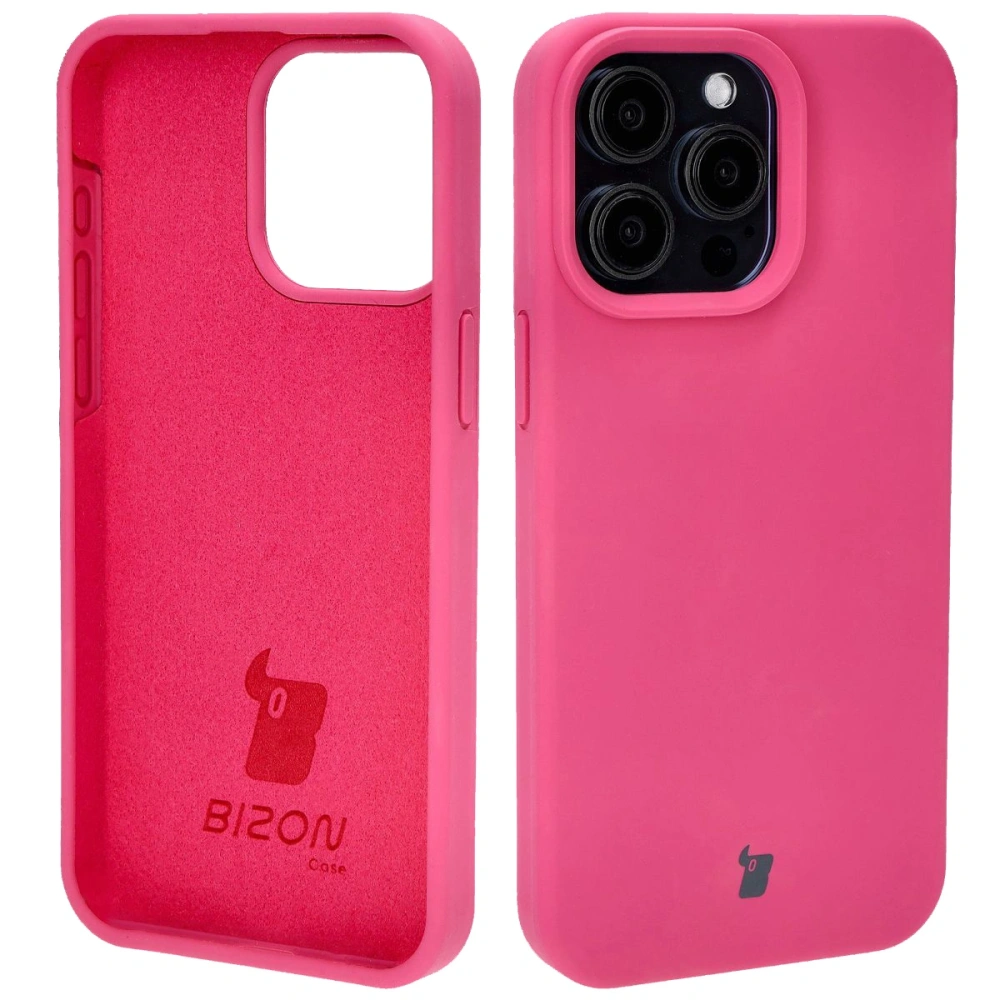 Etui silikonowe Bizon Soft Case do Apple iPhone 15 Pro Max fuksja