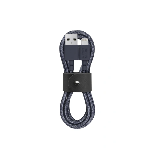 Kup Native Union Gürtelkabel Lightning mit Lederschließe 1,2m (indigo) - NTU016IND - {ean13} - Sklep Home Screen