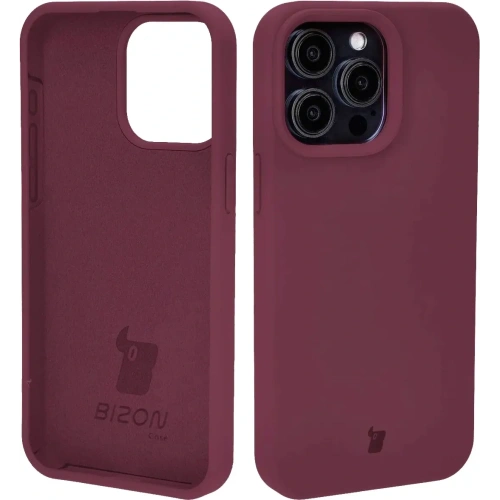Kup Etui silikonowe Bizon Soft Case do Apple iPhone 15 Pro Max ciemnofioletowe - BIZ4964 - {ean13} - Sklep Home Screen