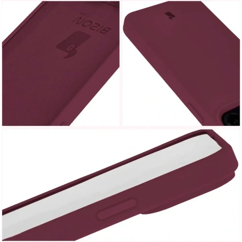 Kup Etui silikonowe Bizon Soft Case do Apple iPhone 15 Pro Max ciemnofioletowe - BIZ4964 - {ean13} - Sklep Home Screen
