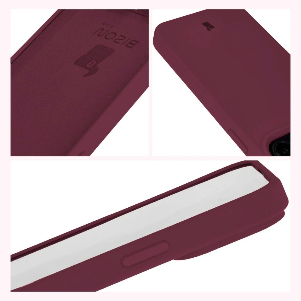 Etui silikonowe Bizon Soft Case do Apple iPhone 15 Pro Max ciemnofioletowe