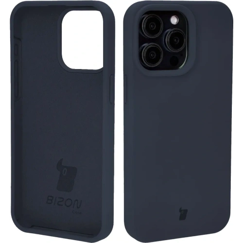 Kup Etui silikonowe Bizon Soft Case do Apple iPhone 15 Pro Max ciemnoniebieskie - BIZ4965 - {ean13} - Sklep Home Screen