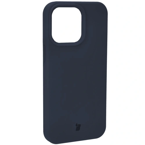 Kup Etui silikonowe Bizon Soft Case do Apple iPhone 15 Pro Max ciemnoniebieskie - BIZ4965 - {ean13} - Sklep Home Screen