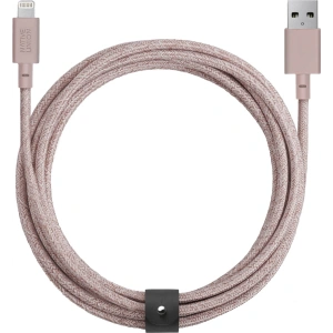 Buy Native Union Belt Cable Lightning 3m (rose) - NTU018RS - {ean13} - Home Screen Store Europe
