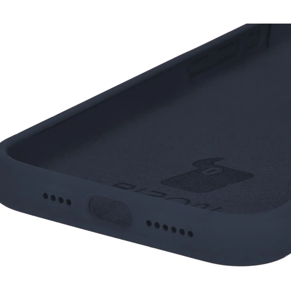 Etui silikonowe Bizon Soft Case do Apple iPhone 15 Pro Max ciemnoniebieskie