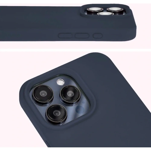 Kup Etui silikonowe Bizon Soft Case do Apple iPhone 15 Pro Max ciemnoniebieskie - BIZ4965 - {ean13} - Sklep Home Screen