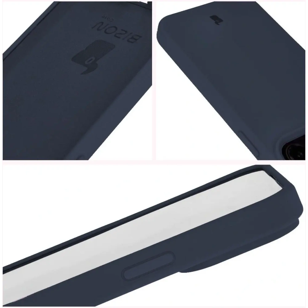 Etui silikonowe Bizon Soft Case do Apple iPhone 15 Pro Max ciemnoniebieskie
