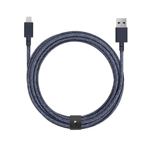 Kup Native Union Gürtelkabel Lightning mit Lederschließe 3m (indigo) - NTU019IND - {ean13} - Sklep Home Screen