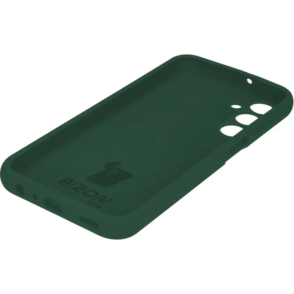 Etui silikonowe Bizon Soft Case do Samsung Galaxy A25 5G ciemnozielone