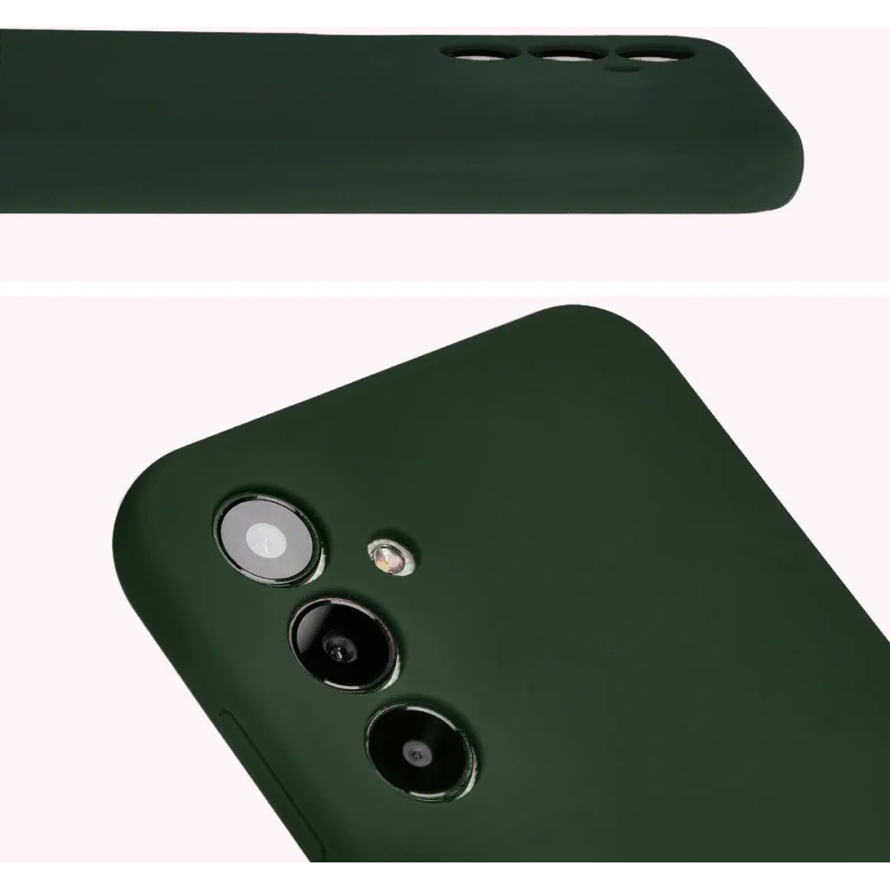 Etui silikonowe Bizon Soft Case do Samsung Galaxy A25 5G ciemnozielone