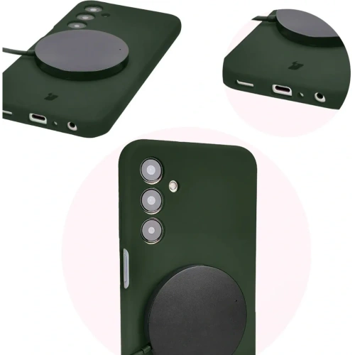Kup Bizon Soft Case Samsung Galaxy A25 5G dunkelgrün - BIZ4967 - {ean13} - Sklep Home Screen
