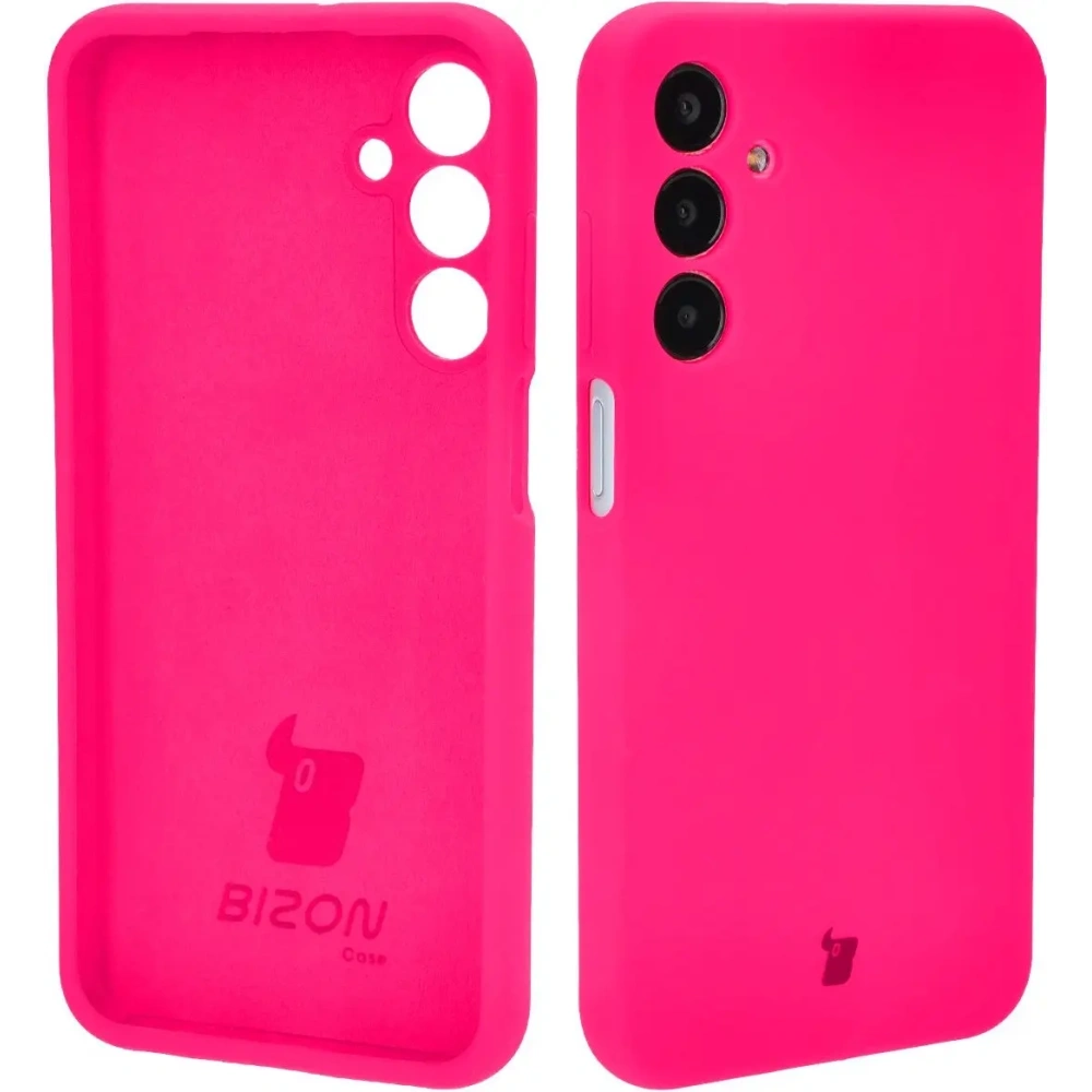 Etui silikonowe Bizon Soft Case do Samsung Galaxy A25 5G neonowo-różowe