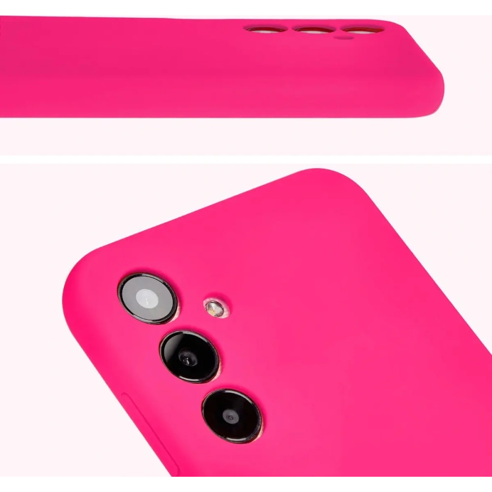 Etui silikonowe Bizon Soft Case do Samsung Galaxy A25 5G neonowo-różowe