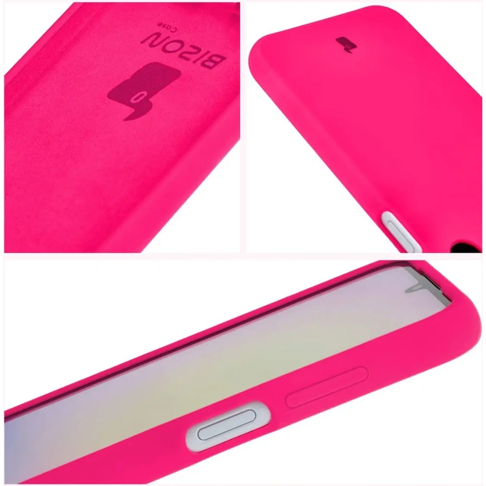 Etui silikonowe Bizon Soft Case do Samsung Galaxy A25 5G neonowo-różowe
