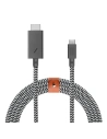 Kup Kabel Native Union Belt USB-C do HDMI s koženým zapínáním 3m (zebra) - NTU024ZEB - {ean13} - Sklep Home Screen