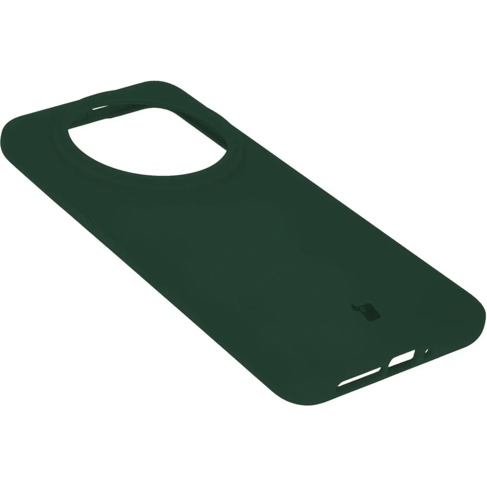 Etui silikonowe Bizon Soft Case do Xiaomi 14 Ultra ciemnozielone