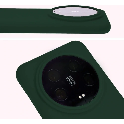 Kup Etui silikonowe Bizon Soft Case do Xiaomi 14 Ultra ciemnozielone - BIZ4972 - {ean13} - Sklep Home Screen