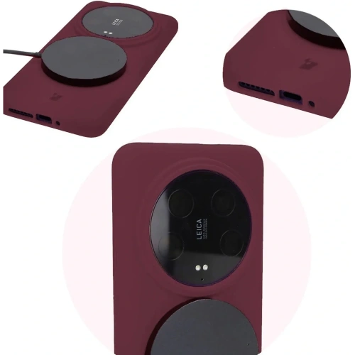 Kup Bizon Soft Case Xiaomi 14 Ultra dunkel lila - BIZ4973 - {ean13} - Sklep Home Screen