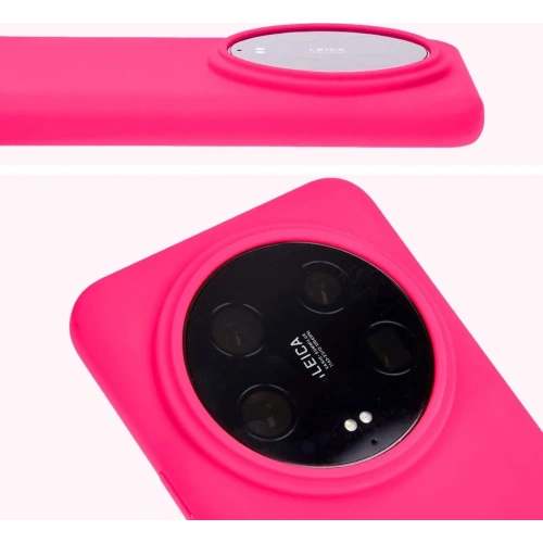 Kup Etui silikonowe Bizon Soft Case do Xiaomi 14 Ultra neonowo-różowe - BIZ4974 - {ean13} - Sklep Home Screen