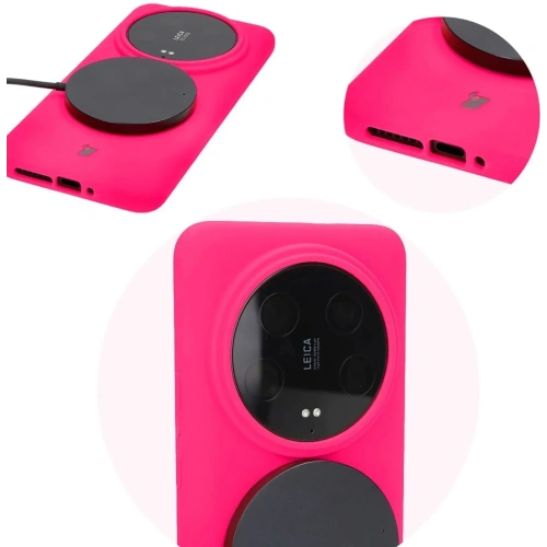 Kup Etui silikonowe Bizon Soft Case do Xiaomi 14 Ultra neonowo-różowe - BIZ4974 - {ean13} - Sklep Home Screen