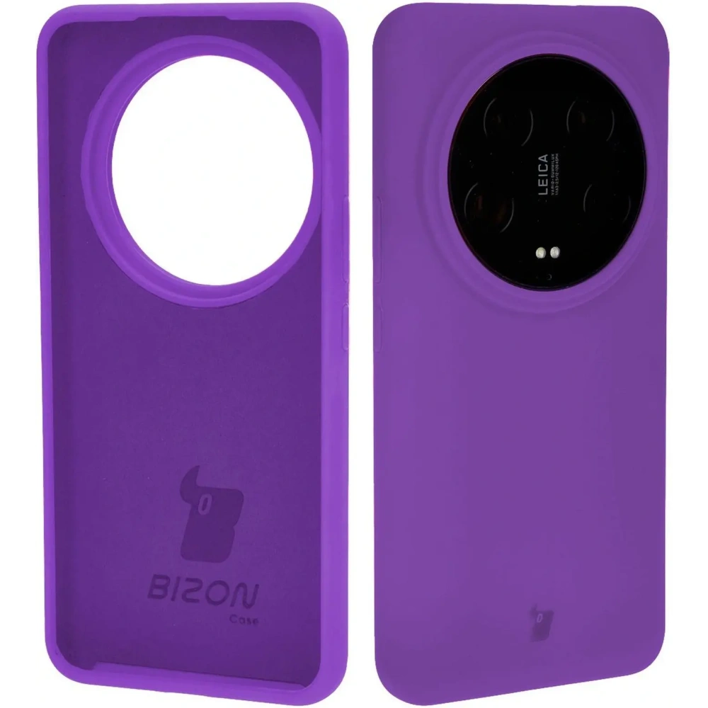 Etui silikonowe Bizon Soft Case do Xiaomi 14 Ultra fioletowe