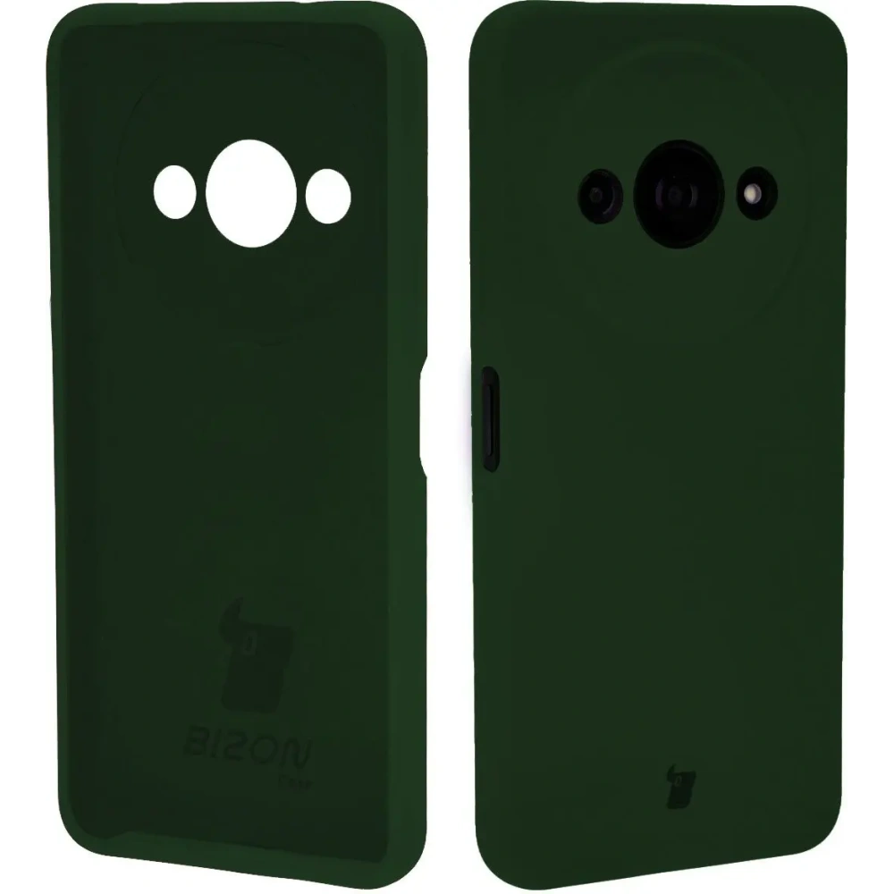 Etui silikonowe Bizon Soft Case do Xiaomi Redmi A3 4G ciemnozielone