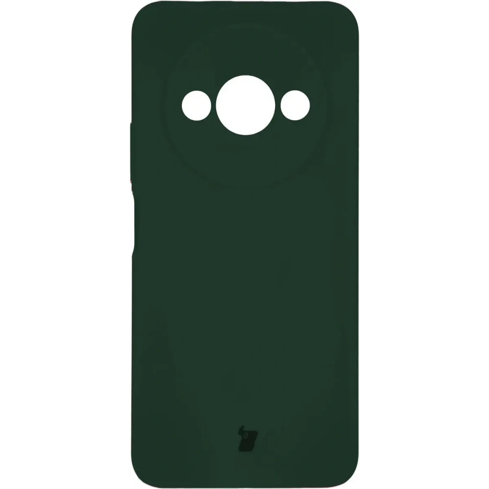 Etui silikonowe Bizon Soft Case do Xiaomi Redmi A3 4G ciemnozielone