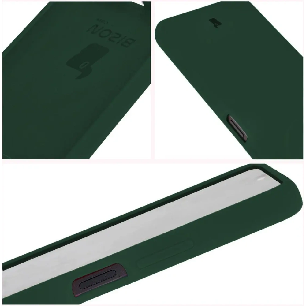 Etui silikonowe Bizon Soft Case do Xiaomi Redmi A3 4G ciemnozielone