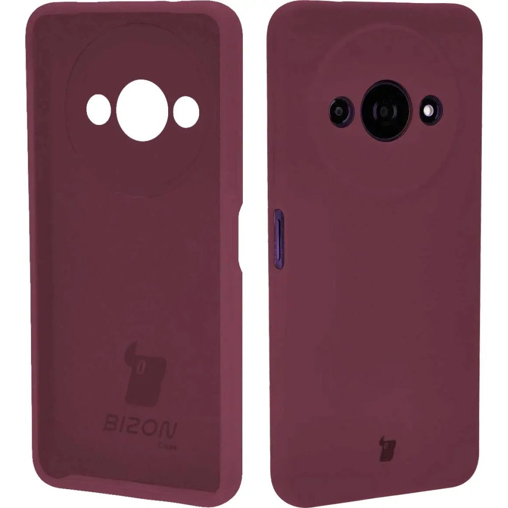 Etui silikonowe Bizon Soft Case do Xiaomi Redmi A3 4G ciemnofioletowe