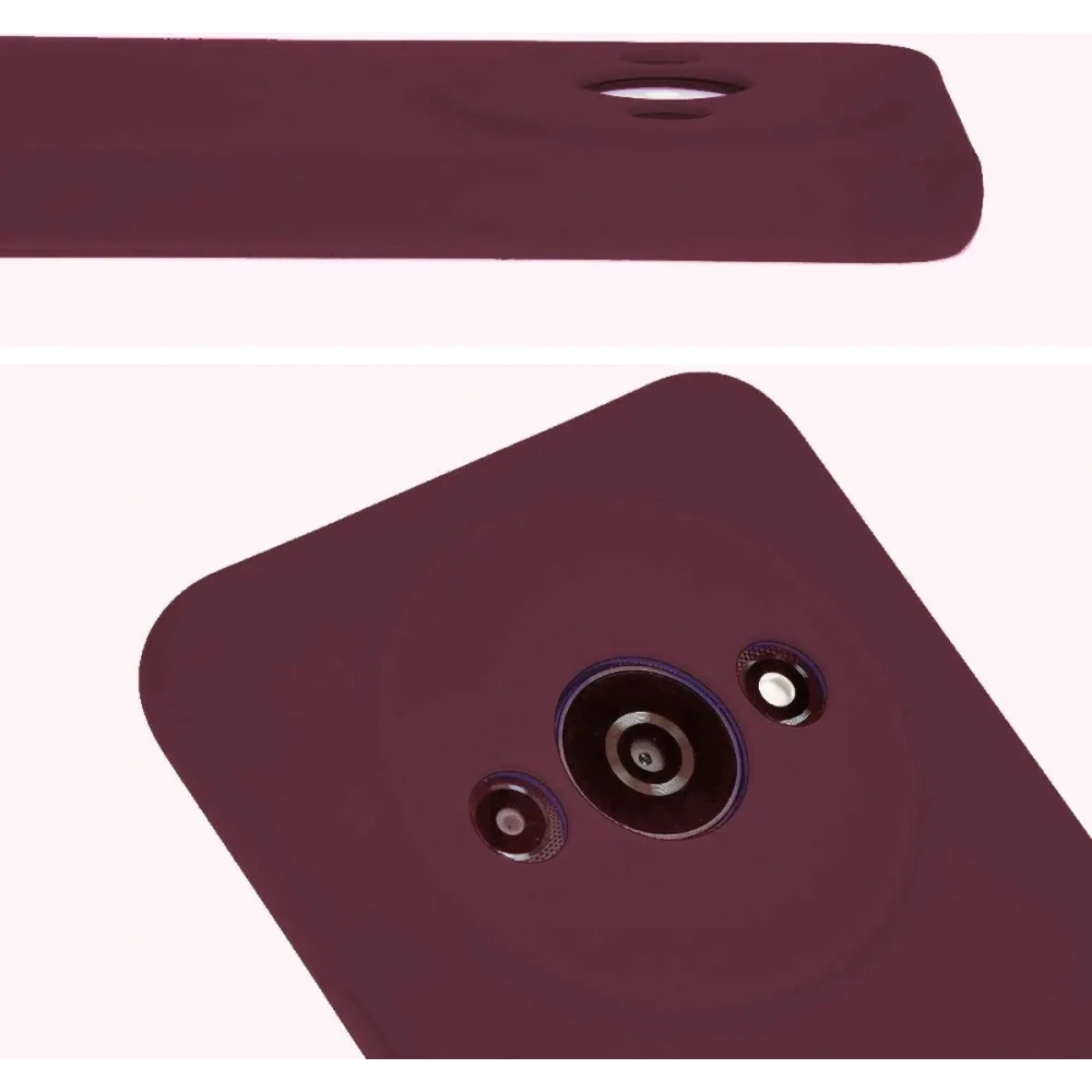 Etui silikonowe Bizon Soft Case do Xiaomi Redmi A3 4G ciemnofioletowe