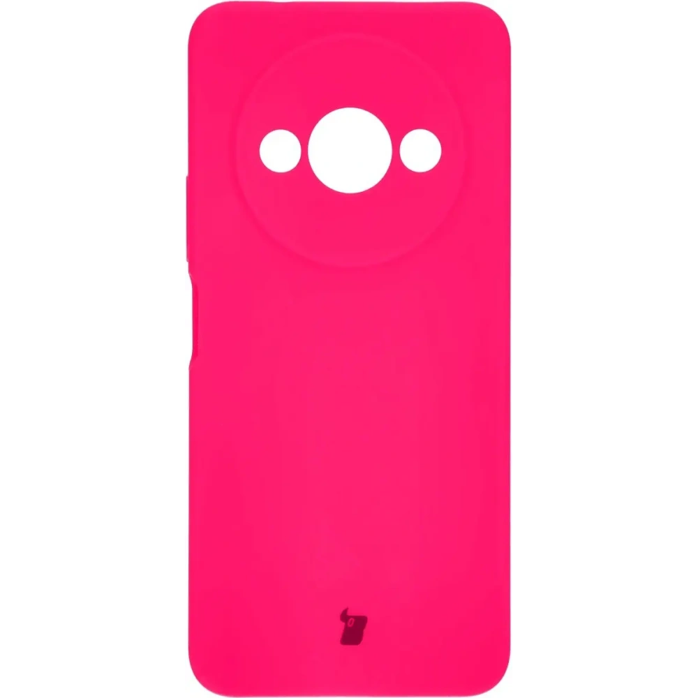 Etui silikonowe Bizon Soft Case do Xiaomi Redmi A3 4G neonowo-różowe