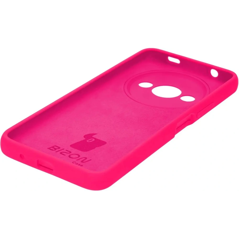 Etui silikonowe Bizon Soft Case do Xiaomi Redmi A3 4G neonowo-różowe