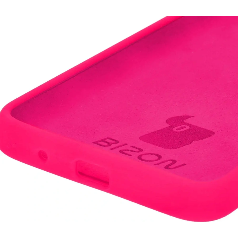 Etui silikonowe Bizon Soft Case do Xiaomi Redmi A3 4G neonowo-różowe