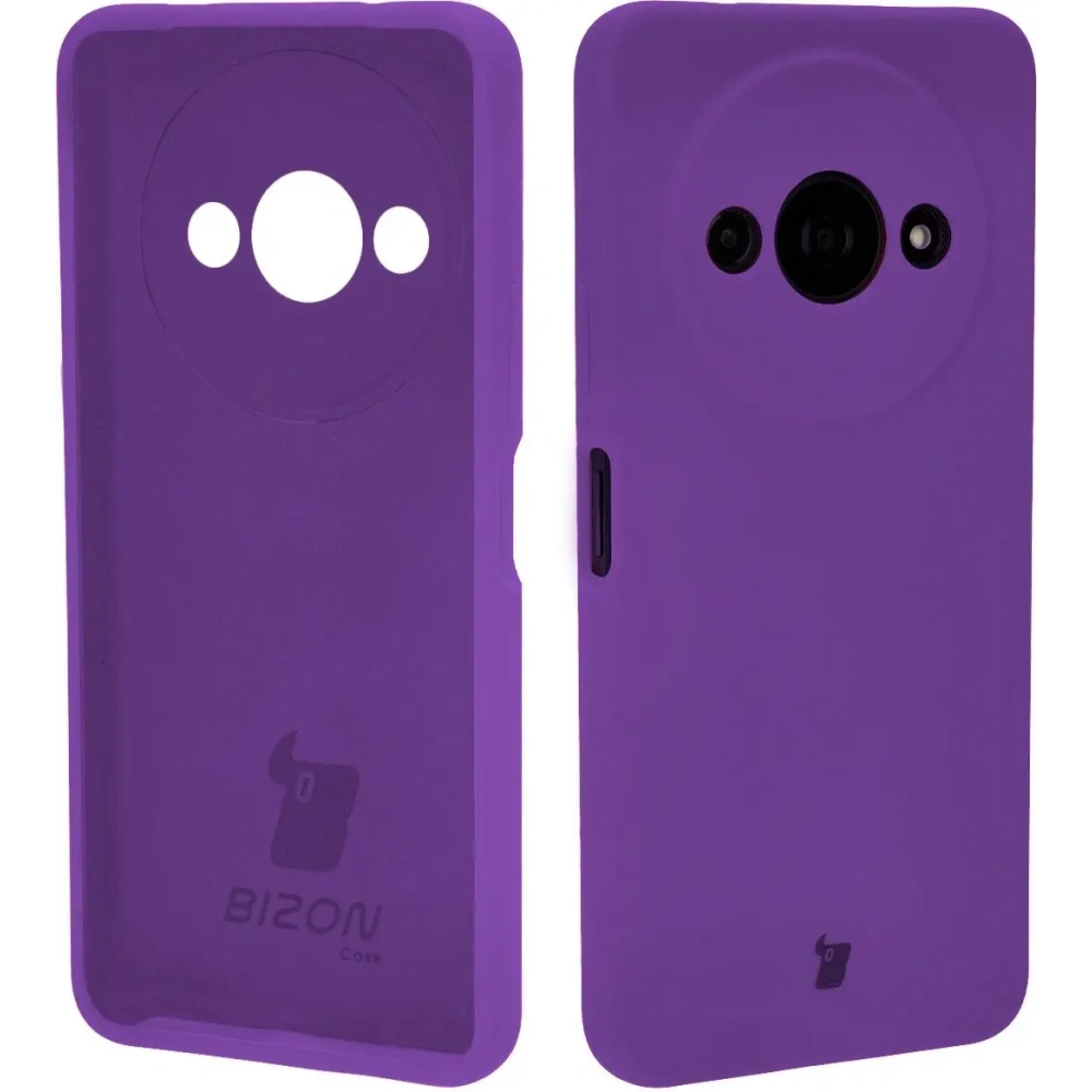 Etui silikonowe Bizon Soft Case do Xiaomi Redmi A3 4G fioletowe