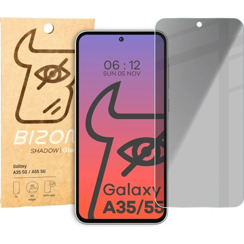 Buy Bizon Glass Clear Shadow Samsung Galaxy A35 / A55 5G tinted - BIZ5552 - {ean13} - Home Screen Store Europe