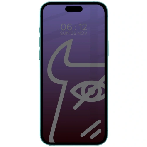 Kup Bizon Glass Edge Shadow Apple iPhone 15 Plus getönt mit einem schwarzen Rahmen - BIZ4984 - {ean13} - Sklep Home Screen