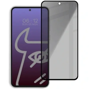Buy Bizon Glass Edge Shadow Samsung Galaxy A35 5G / A55 5G tinted with a black frame - BIZ4987 - {ean13} - Home Screen Store Europe