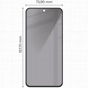 Kup Prywatyzujące szkło hartowane Bizon Glass Edge Shadow do Samsung Galaxy A35 5G / A55 5G przyciemniane z czarną ramką - BIZ4987 - {ean13} - Sklep Home Screen