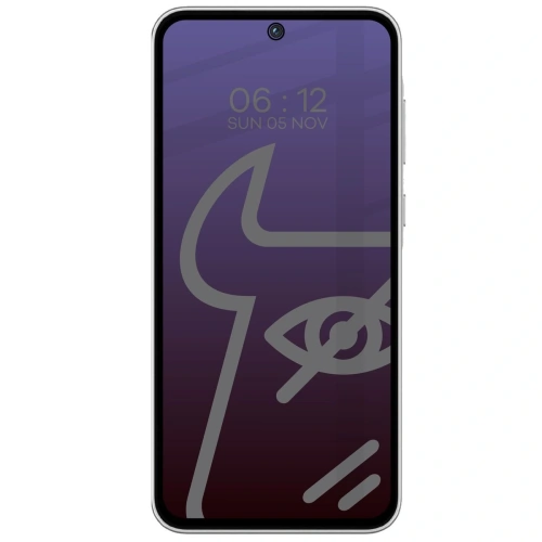 Buy Bizon Glass Edge Shadow Samsung Galaxy A35 5G / A55 5G tinted with a black frame - BIZ4987 - {ean13} - Home Screen Store Europe
