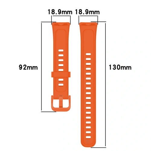 Kup Pasek Bizon Strap Watch Silicone do Huawei Band 9 / Band 8 pomarańczowy - BIZ5562 - {ean13} - Sklep Home Screen