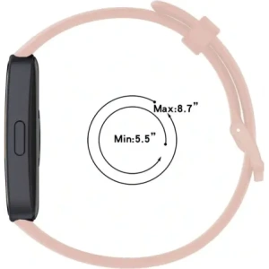 Kup Bizon szíj óra szilikon Huawei Band 9 / Band 8 rózsaszín - BIZ5563 - {ean13} - Sklep Home Screen