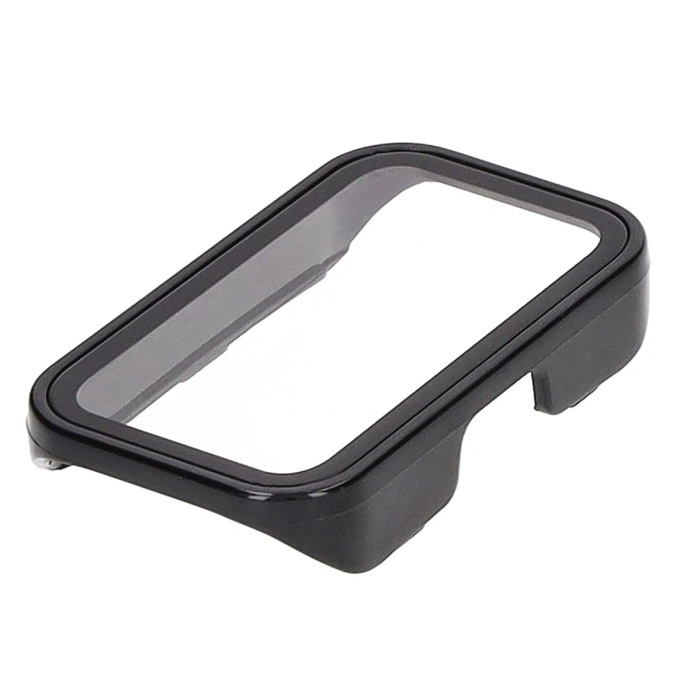 Etui Bizon Case+Glass Watch do Huawei Band 9 / Band 8 czarne