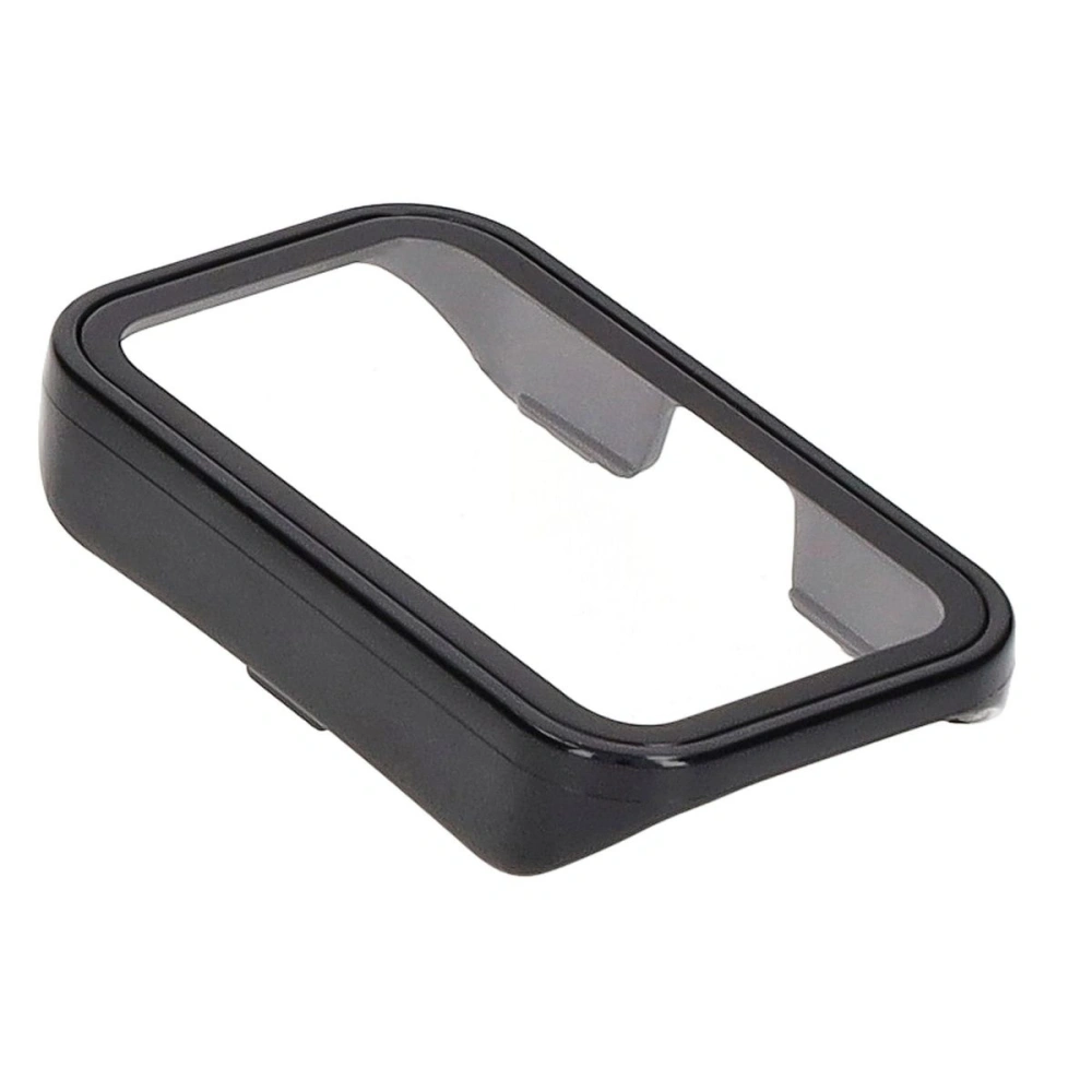 Etui Bizon Case+Glass Watch do Huawei Band 9 / Band 8 czarne