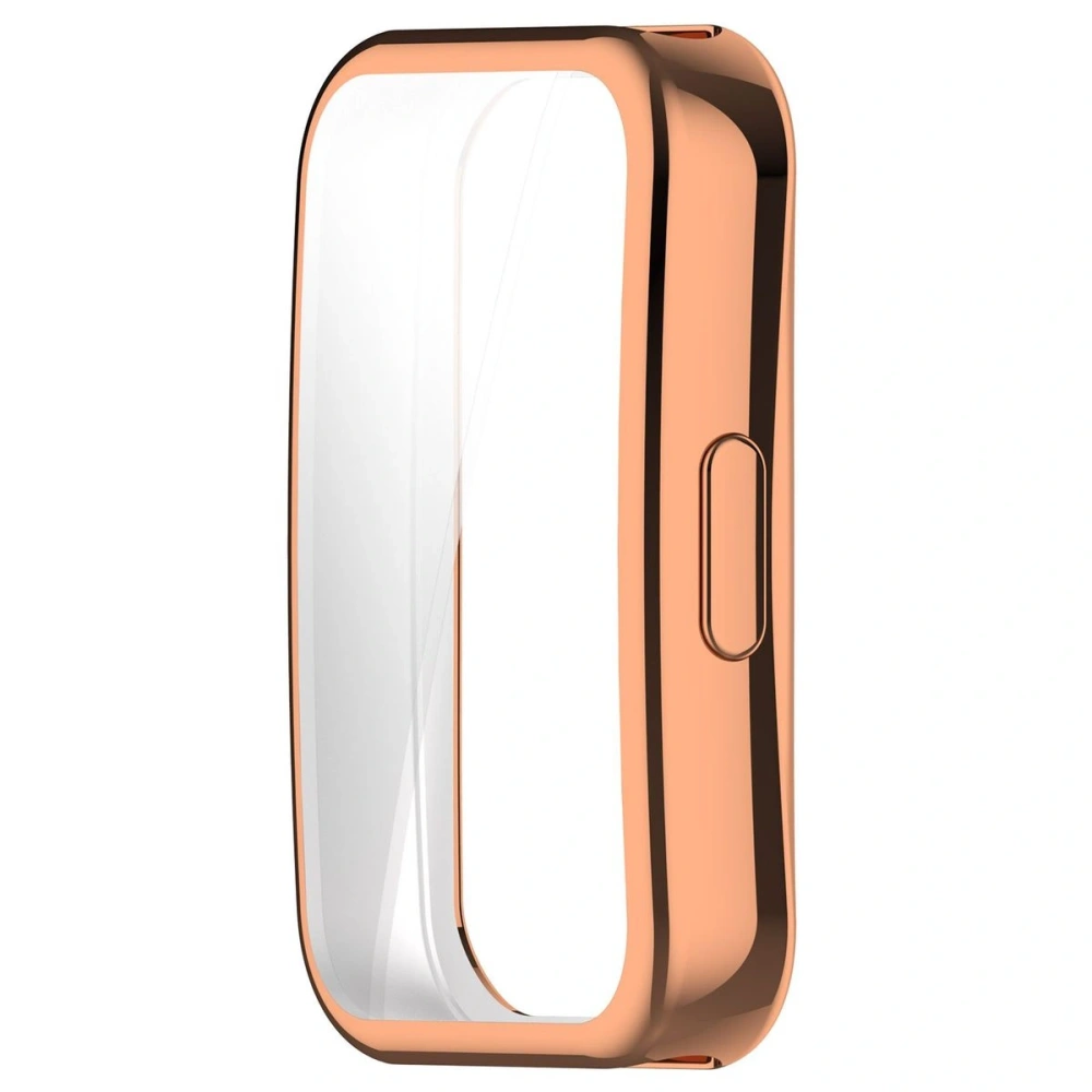 Etui z osłoną ekranu Bizon Case Watch Felipe do Huawei Band 9 / Band 8 różowozłote